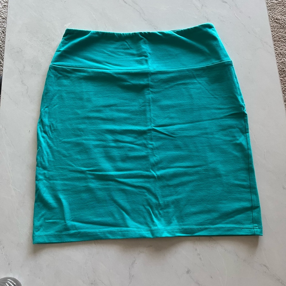 Teal Forever 21 Skirt